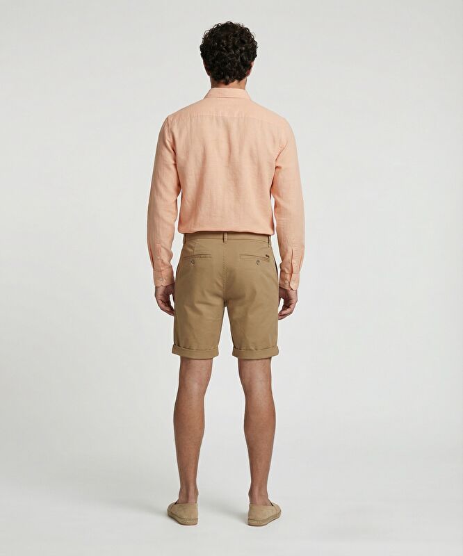 Regular Normal Bel Bermuda/Şort