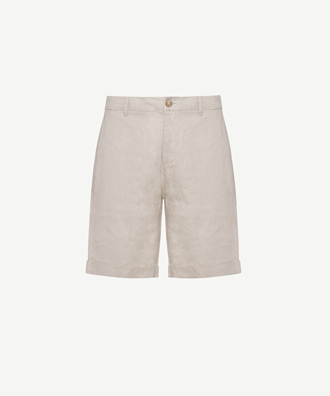 Regular Normal Bel Bermuda/Şort