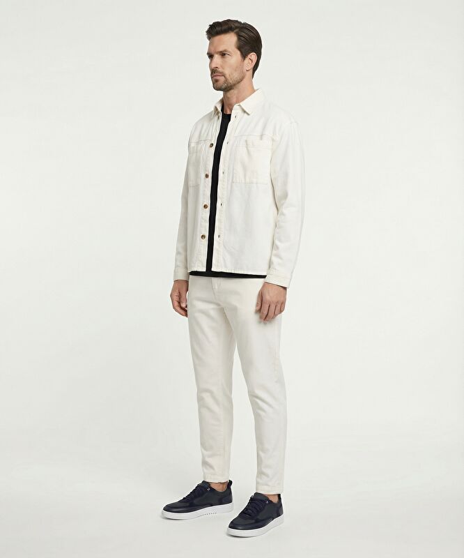 Regular Gömlek Yaka Uzun Kol Ceket