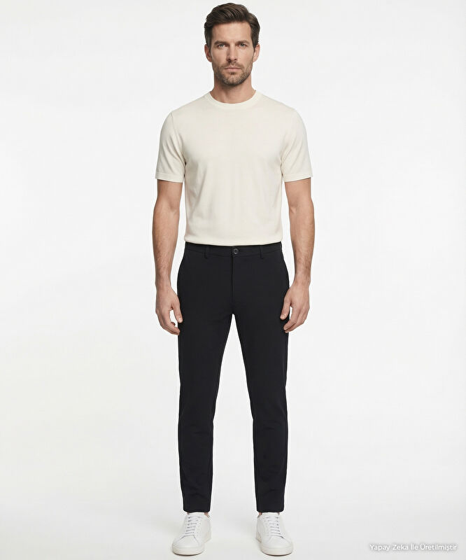 Straight Normal Bel Pantolon