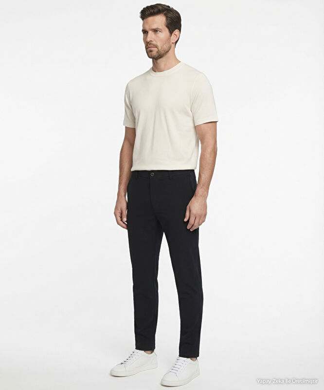 Straight Normal Bel Pantolon