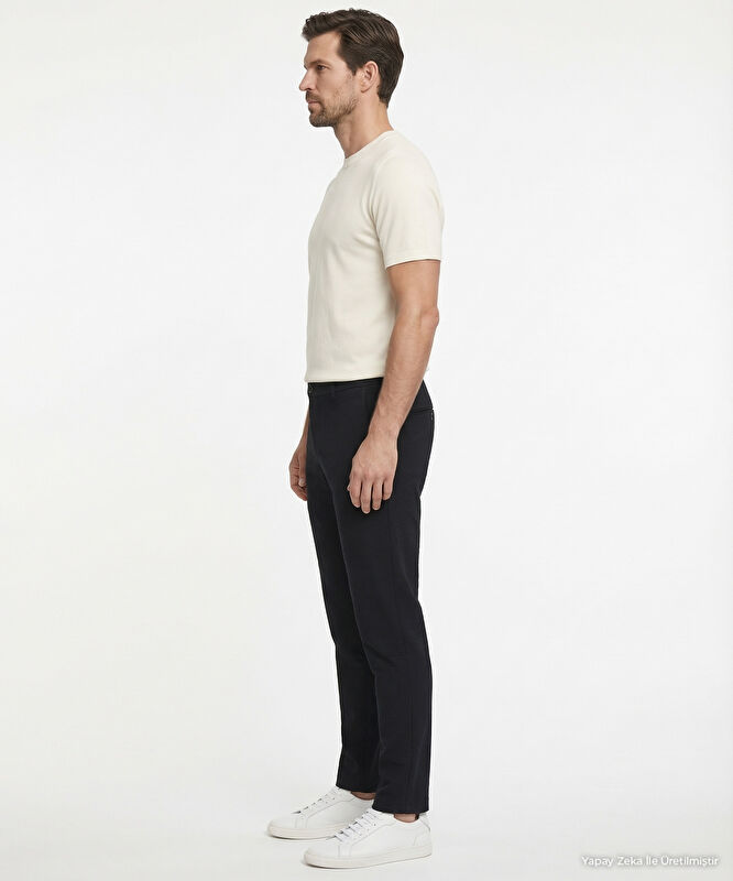 Straight Normal Bel Pantolon