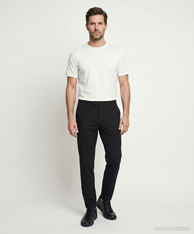 Straight Normal Bel Pantolon