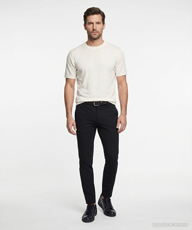 Straight Normal Bel Pantolon