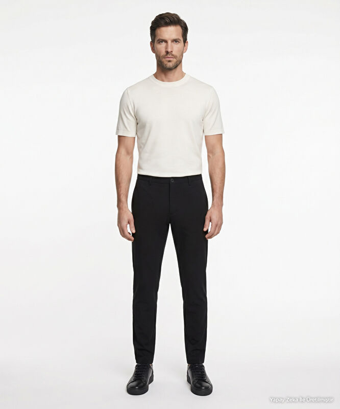 Straight Normal Bel Pantolon