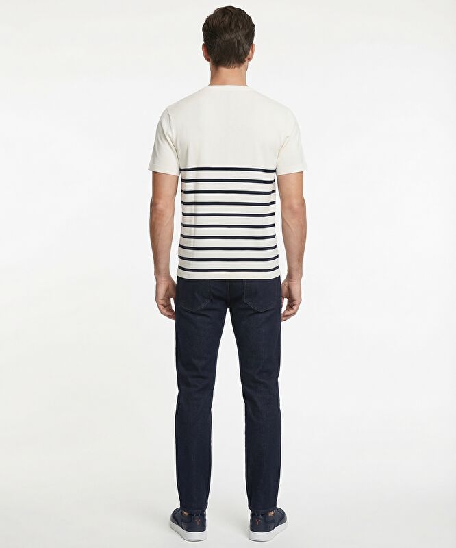 Regular Bisiklet Yaka Kısa Kol Kazak