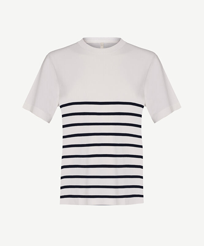 Regular Bisiklet Yaka Kısa Kol Kazak