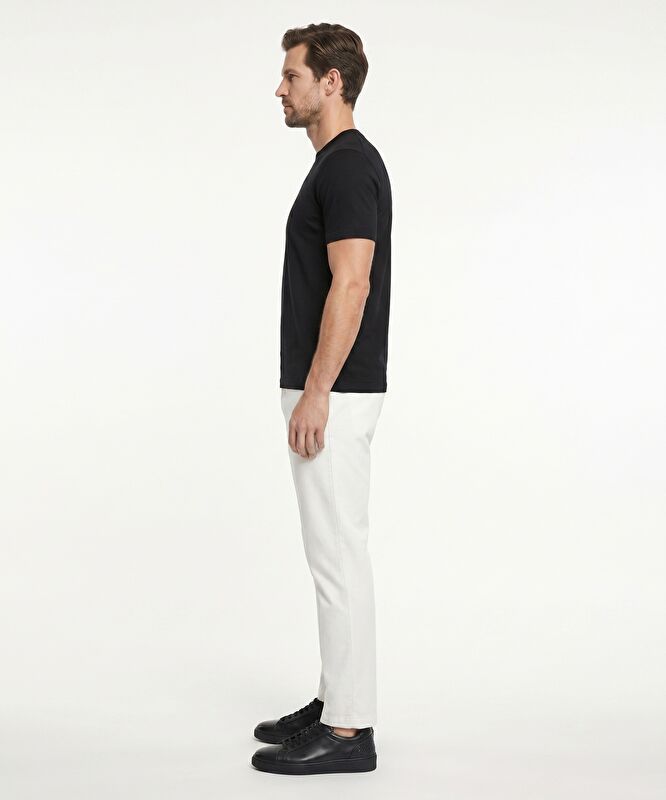 Regular Bisiklet Yaka Kısa Kol Triko