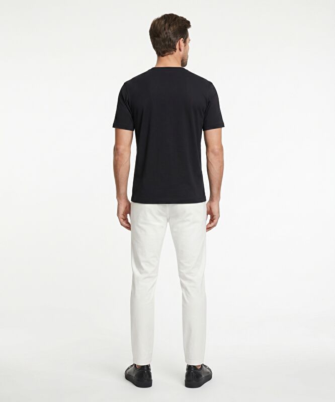 Regular Bisiklet Yaka Kısa Kol Triko