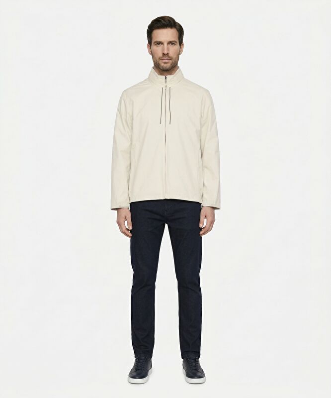 Regular Kapüşonlu Yaka Uzun Kol Yağmurluk