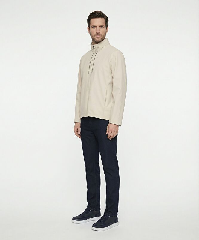 Regular Kapüşonlu Yaka Uzun Kol Yağmurluk