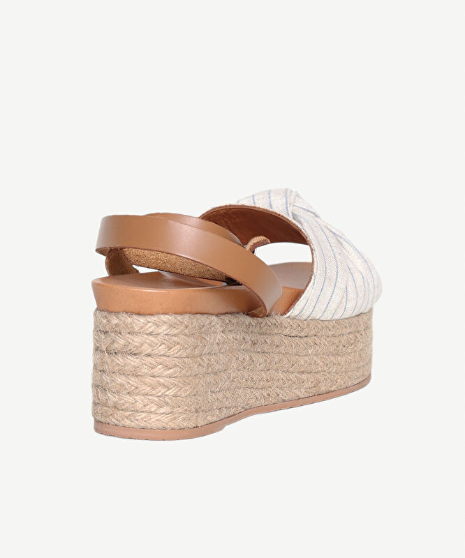 Kumaş Bantlı Espadril Sandalet