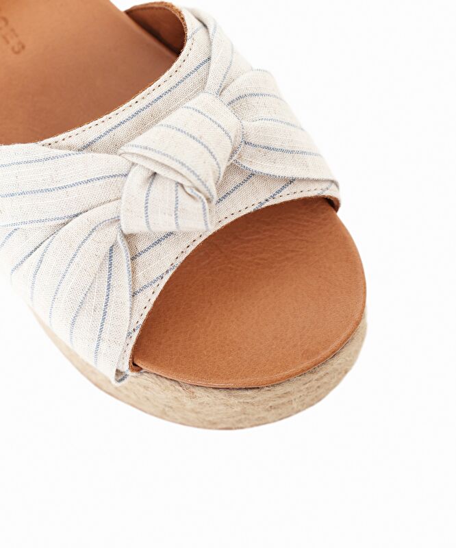 Kumaş Bantlı Espadril Sandalet