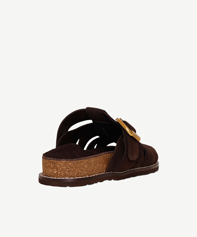 Süet Kafesli Terlik