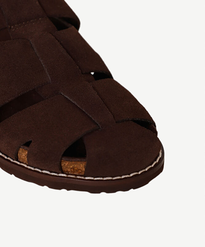 Süet Kafesli Terlik