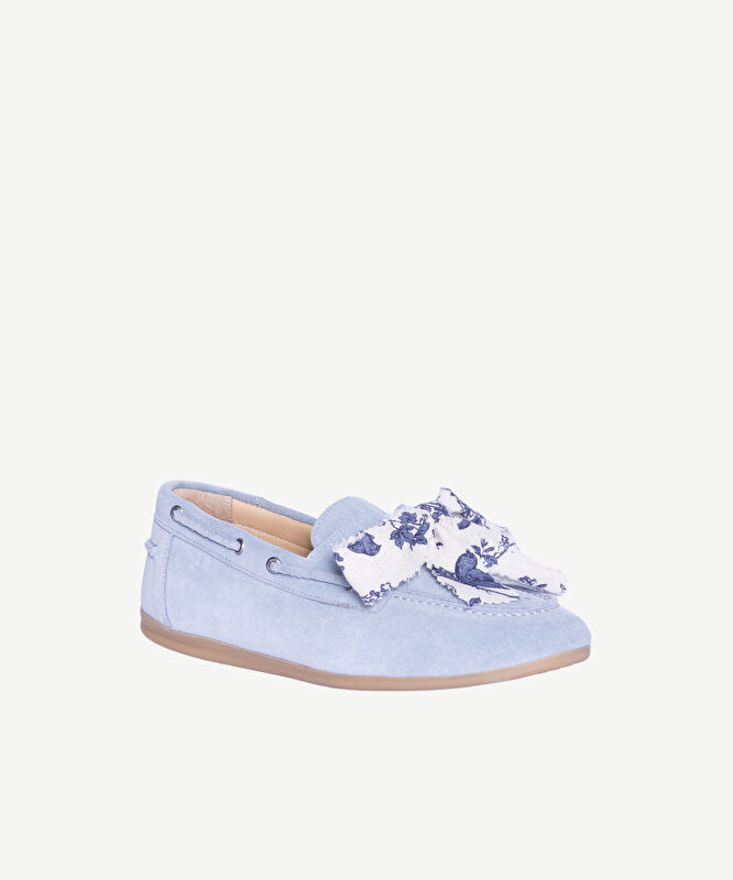 Süet Bağcıklı Loafer