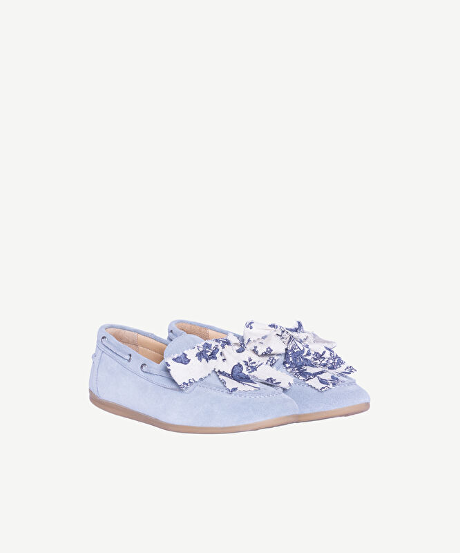 Süet Bağcıklı Loafer