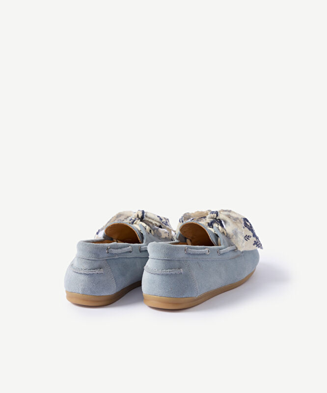 Süet Bağcıklı Loafer