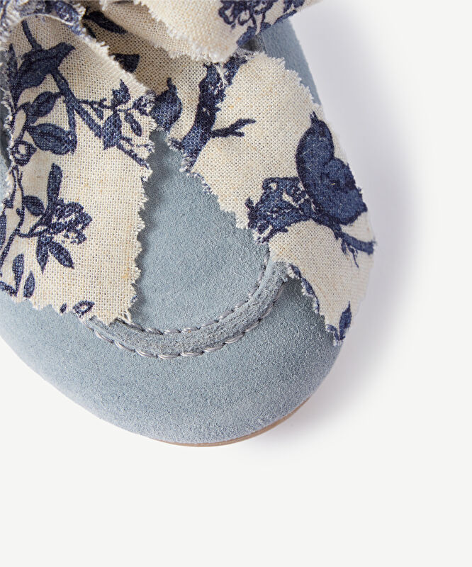 Süet Bağcıklı Loafer