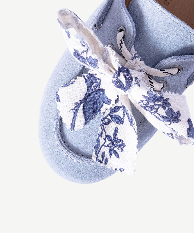Süet Bağcıklı Loafer
