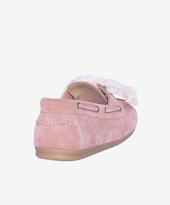 Süet Bağcıklı Loafer