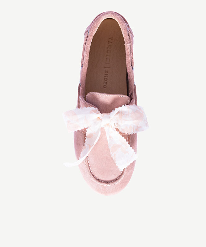 Süet Bağcıklı Loafer