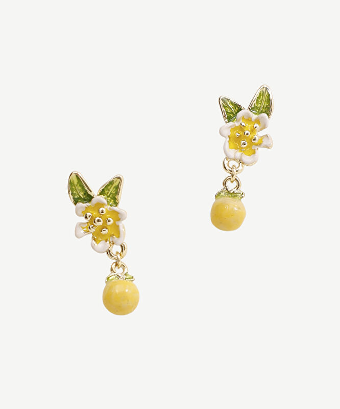 Limon Figürlü Küpe