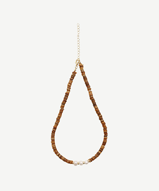 İnci Detaylı Kolye