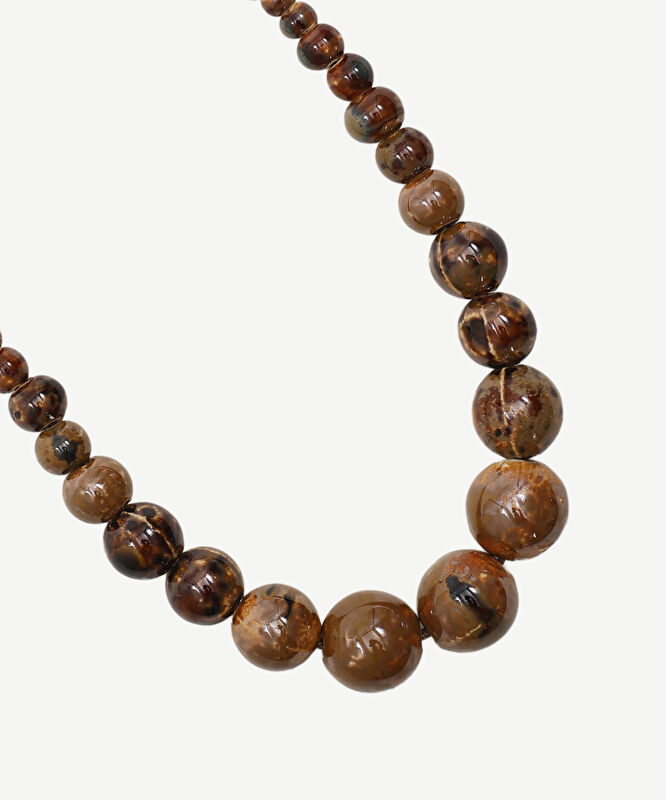 Seramik Boncuklu İp Kolye