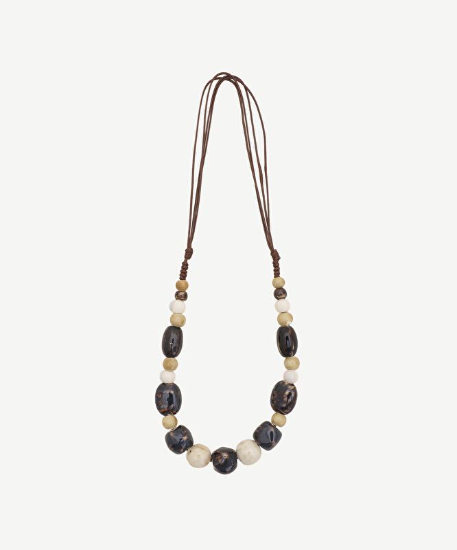 Seramik Boncuklu Kolye