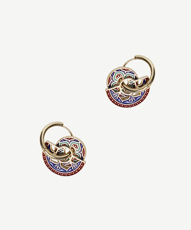 Çıkarılabilir Aksesuarlı Halka Küpe