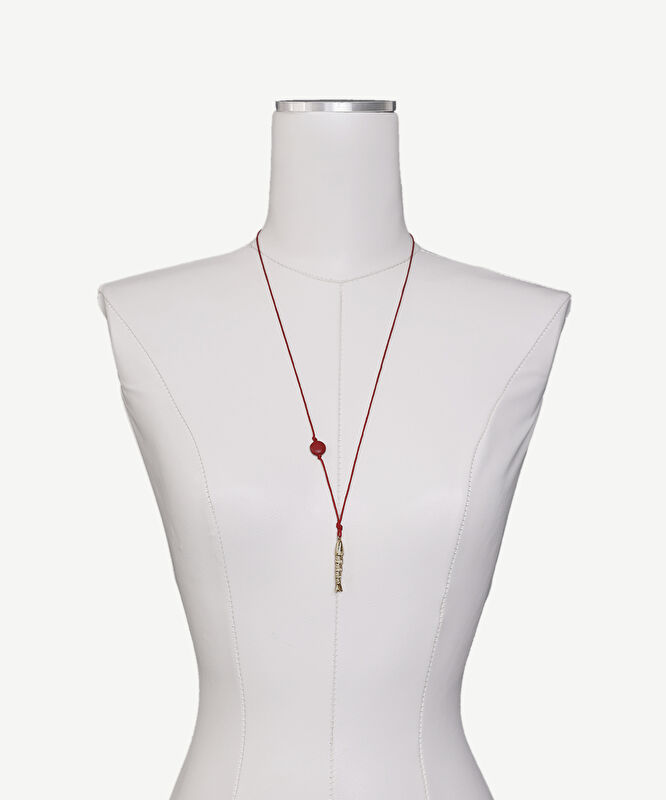 Balık Uçlu İp Kolye