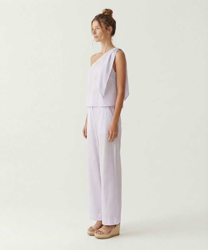 Regular Tek Omuz Kolsuz Bluz