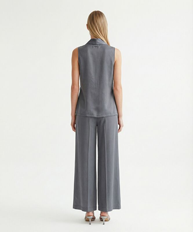 Fitted V Yaka Kolsuz Bluz