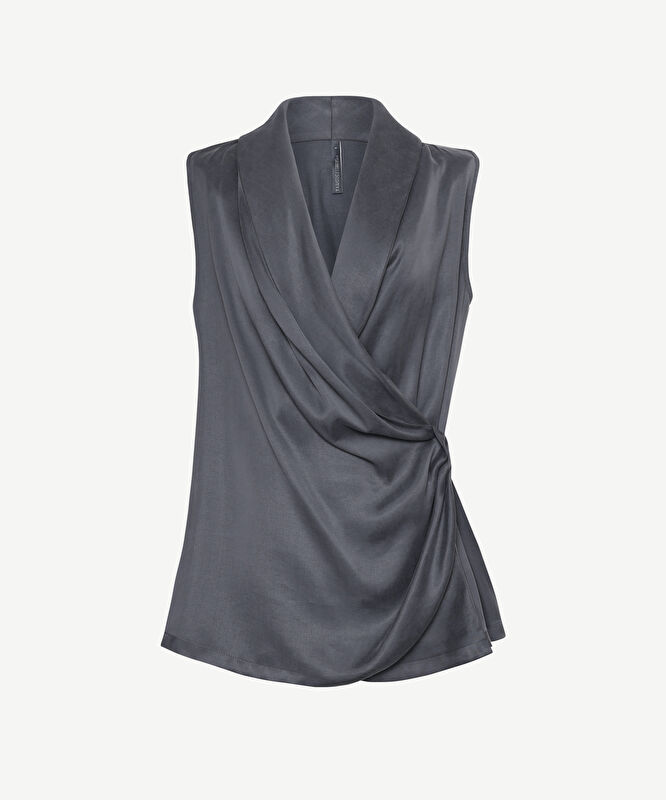 Fitted V Yaka Kolsuz Bluz