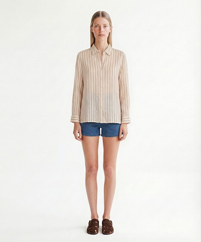 Regular Hakim Yaka Kolsuz Bluz