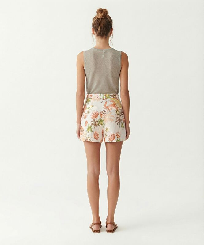 Regular Normal Bel Bermuda/Şort