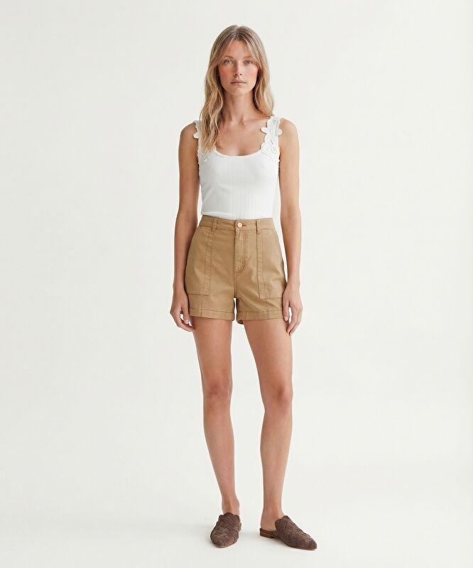 Regular Normal Bel Bermuda/Şort