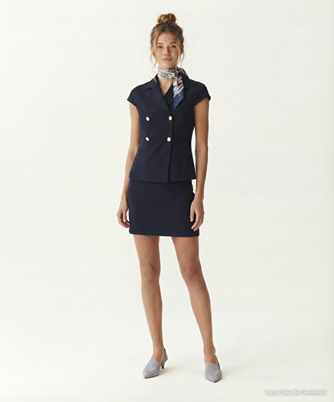 Tailored Ceket Yaka Kısa Kol Ceket