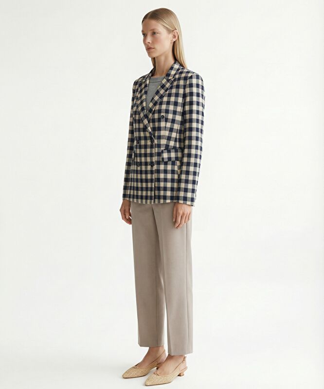 Regular Ceket Yaka Uzun Kol Ceket