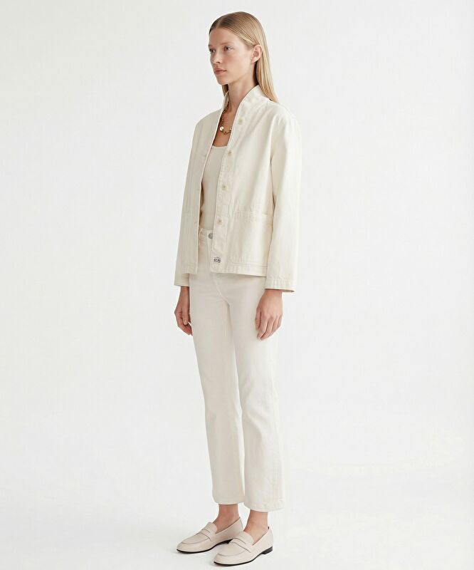 Regular Dik Yaka Uzun Kol Ceket