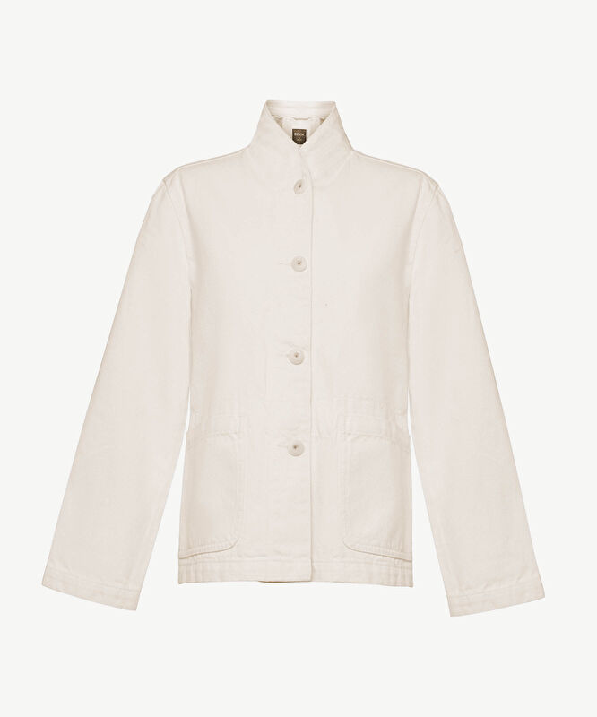 Regular Dik Yaka Uzun Kol Ceket