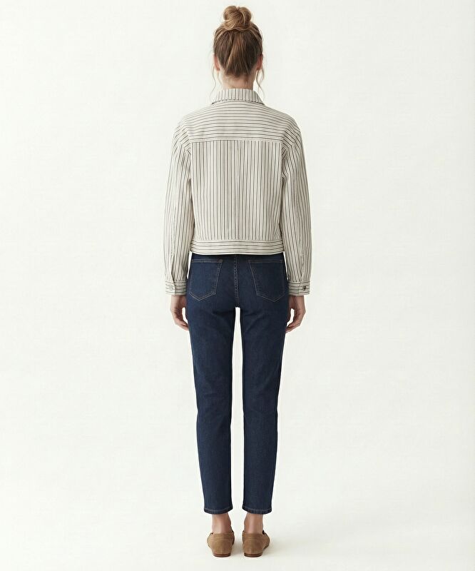 Regular Ceket Yaka Uzun Kol Ceket