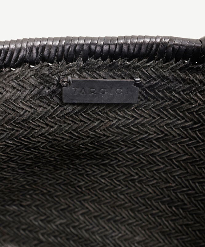 Örgülü Deri Omuz Çantası