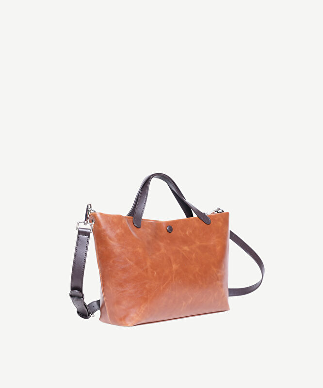 Kontrast Detaylı El Çantası