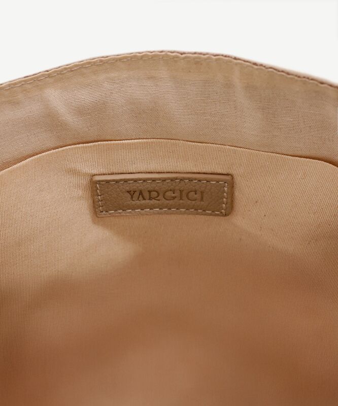 Kilit Detaylı Deri Çapraz Çanta