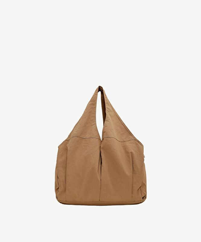 Çok Bölmeli Kumaş Omuz Çantası