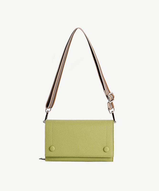 Renkli Saplı Küçük Çapraz Çanta