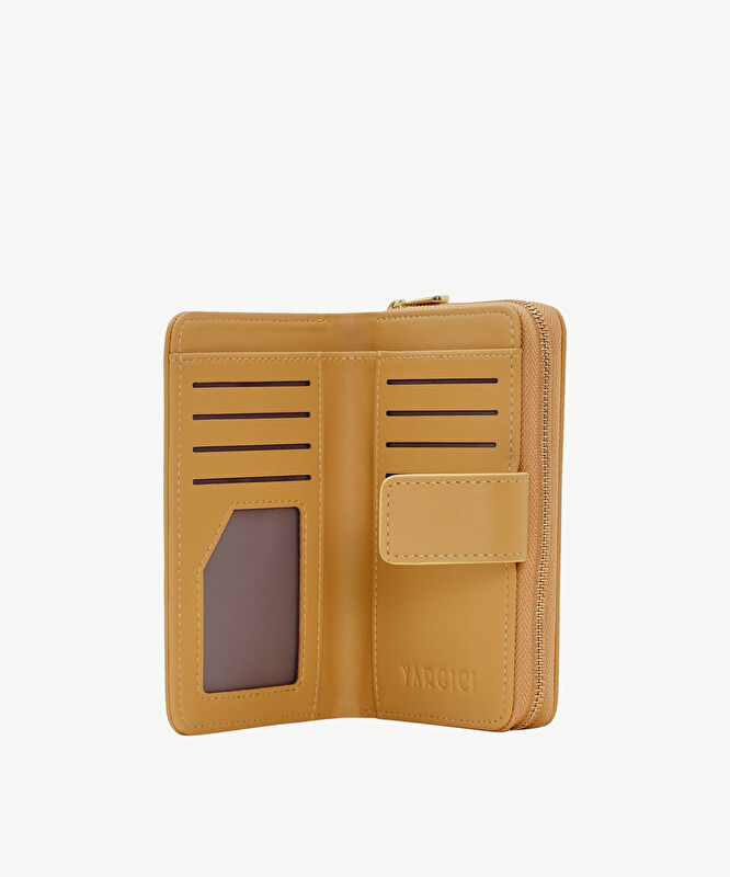 Kilit Detaylı Küçük Boy Cüzdan