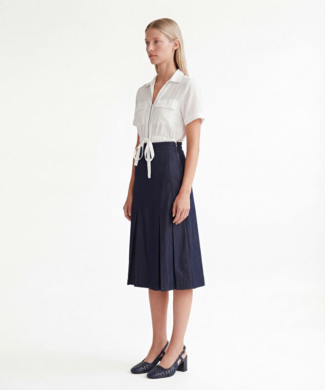 Kloş Yüksek Bel Etek